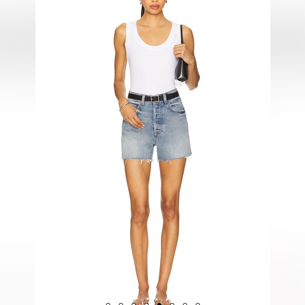 GRLFRND Jules Super High Rise Vintage Short in Wave Hill